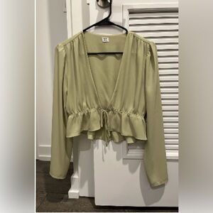 Sunday Best Kimberly Blouse Green